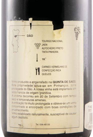 1996 Quinta de Saes red