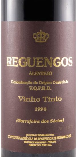 1998 Reguengos Garrafeira dos Sócios red