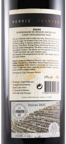 2003 Nerdiz Reserva tinto