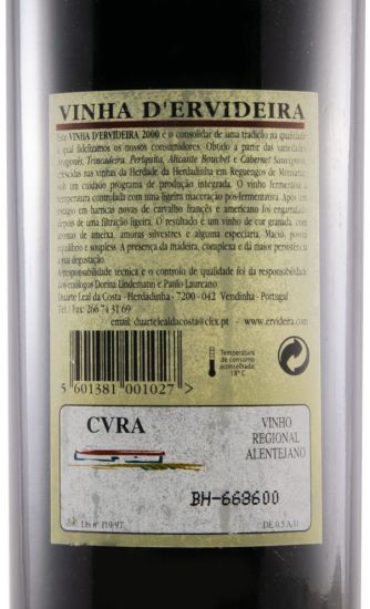 2000 Vinha D'Ervideira red