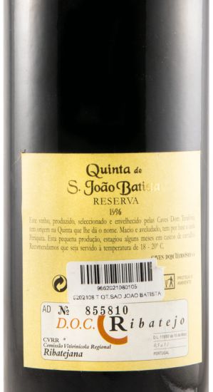 1996 Quinta S. João Batista Reserva tinto