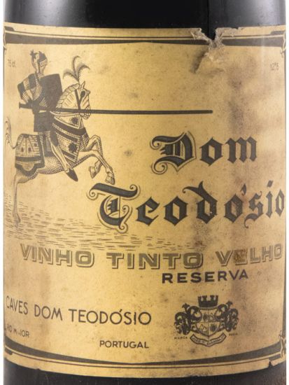 1965 Caves Dom Teodósio Velho Reserva tinto
