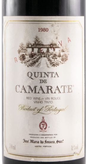 1980 José Maria da Fonseca Quinta de Camarate Reserva red