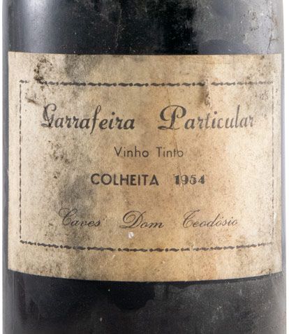 1954 Caves Dom Teodósio Garrafeira Particular tinto