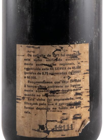1971 Borba Reserva red (cork label)