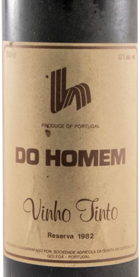 1982 Quinta da Cardiga Do Homem Reserva red