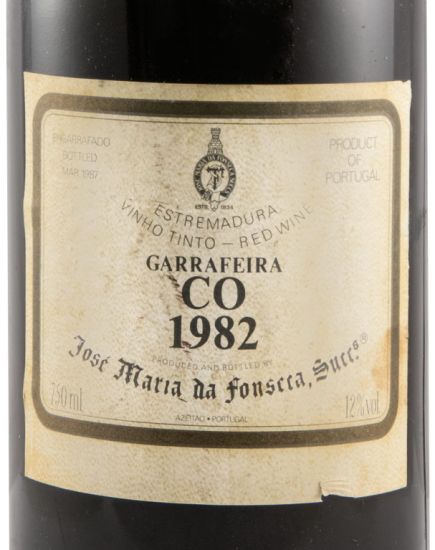 1982 José Maria da Fonseca CO Garrafeira red