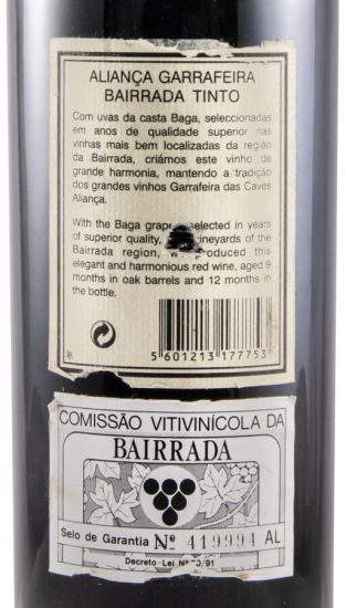 1994 Aliança Garrafeira Bairrada red