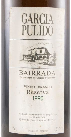 1990 Garcia Pulido Reserva white