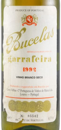 1992 Caves Velhas Bucelas Garrafeira branco