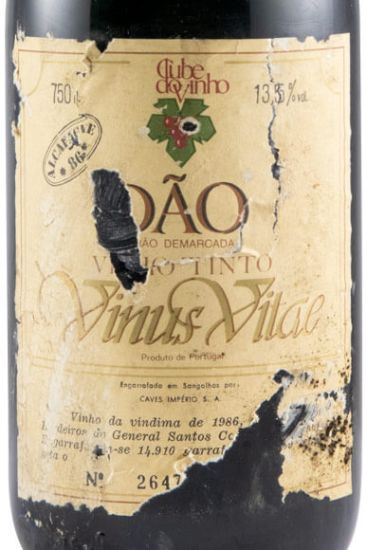 1986 Vinus Vitae Alcafache tinto