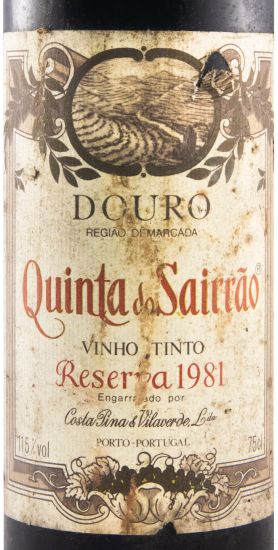 1981 Quinta do Sairrão Reserva red
