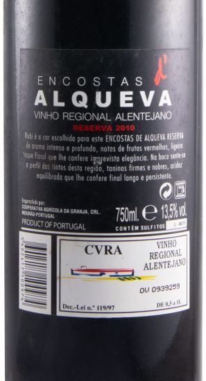 2010 Encostas d'Alqueva Reserva red