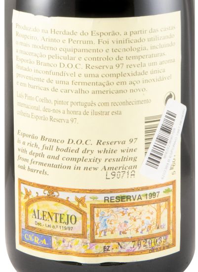 1997 Esporão Reserva branco