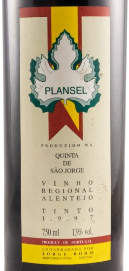 1997 Plansel Quinta de São Jorge tinto