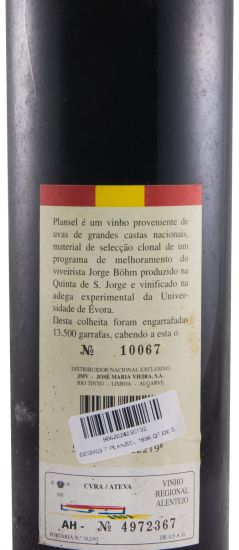 1996 Plansel Quinta de São Jorge tinto