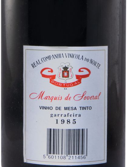 1985 Marquis de Soveral Garrafeira red