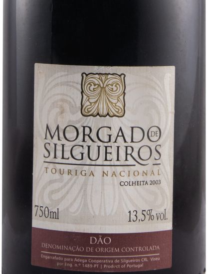 2003 Morgado de Silgueiros Touriga Nacional red