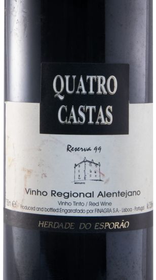 1999 Herdade do Herdade Quatro Castas Reserva red