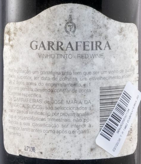 1982 José Maria da Fonseca P Garrafeira tinto