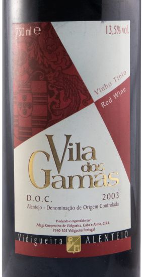 2003 Vidigueira Vila dos Gamas red