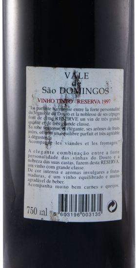 1997 Vale de São Domingos Reserva tinto