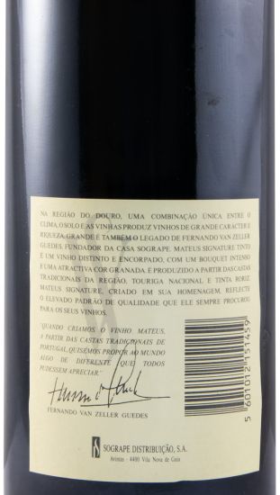 1989 Sogrape Mateus Signature red