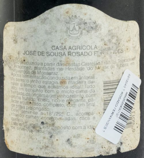 1986 Rosado Fernandes red Velho red