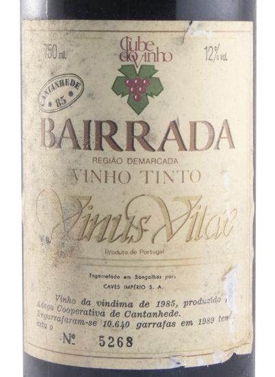 1985 Vinus Vitae Cantanhede red