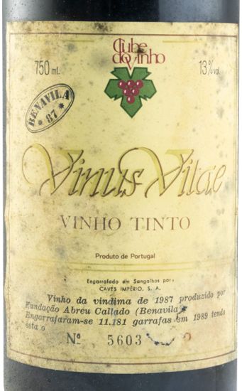 1987 Vinus Vitae Benavila red