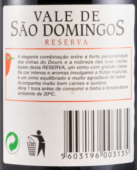 1997 Vale de São Domingos Reserva red (black label)