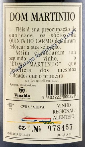 1990 Dom Martinho red