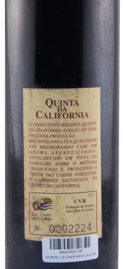 2001 Quinta da Califórnia Reserva red