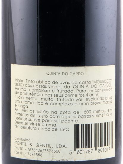 1992 Quinta do Cardo red