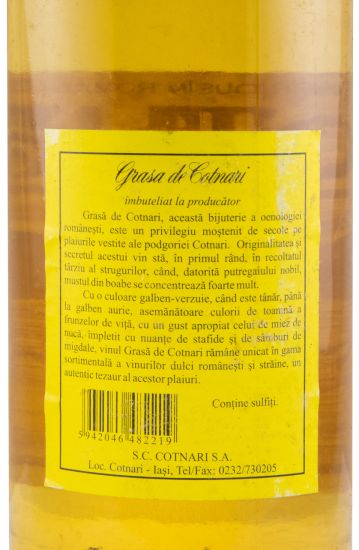 2010 Cotnari Grasa de Cotnari white