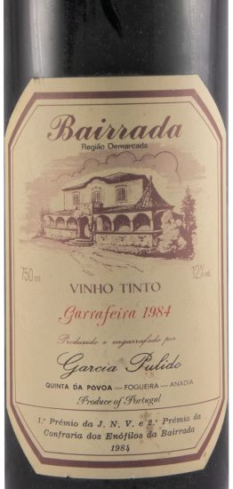 1984 Garcia Pulido Garrafeira red