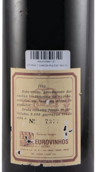 1984 Garcia Pulido Garrafeira red
