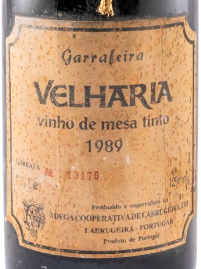 1989 Velharia Garrafeira red