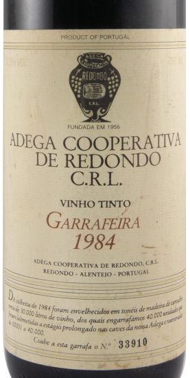 1984 Adega Cooperativa do Redondo Garrafeira red