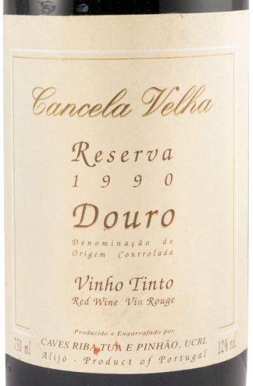 1990 Cancela Velha Reserva tinto