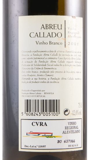 2001 Fundação Abreu Callado white