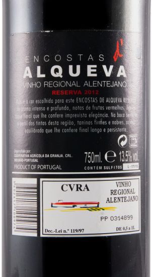 2012 Encostas d'Alqueva Reserva tinto