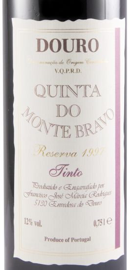 1997 Quinta do Monte Bravo Reserva red