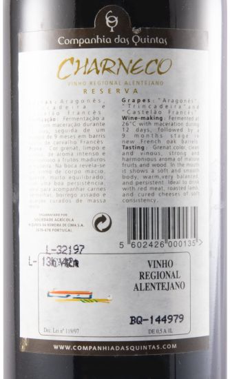 2000 Charneco Reserva red