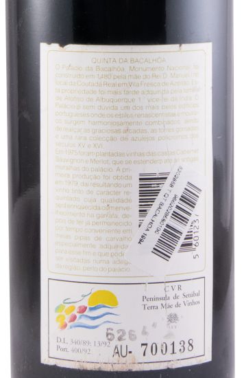 1994 Quinta da Bacalhôa red