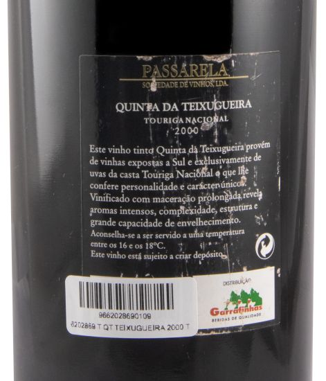 2000 Quinta da Teixugueira Touriga Nacional red