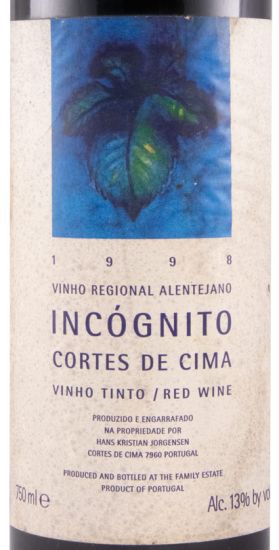 1998 Cortes de Cima Incógnito red