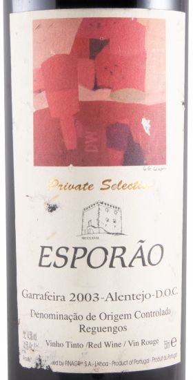 2003 Esporão Garrafeira Private Selection red