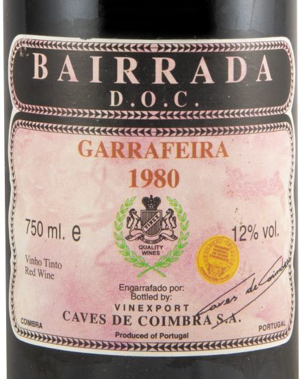 1980 Caves de Coimbra Garrafeira tinto