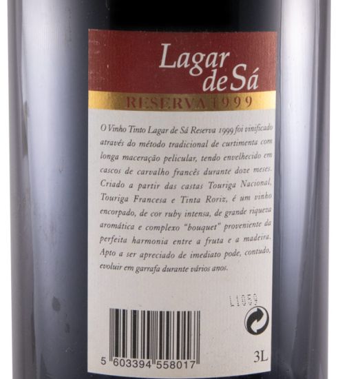 1999 Lagar de Sá Reserva red 3L